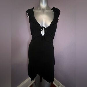 Wild Fable Black Ruffle Dress